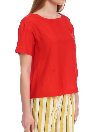 Бордова футболка MAX&CO : фото 5 - Invogue